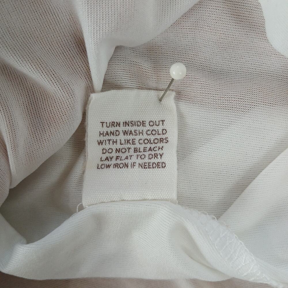 Blu Pepper Tiered Maxi Sundress S white tan orange brown colorblock lined - Picture 10 of 12